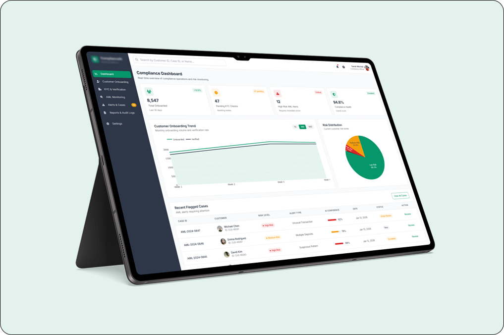 AI KYC & AML Compliance